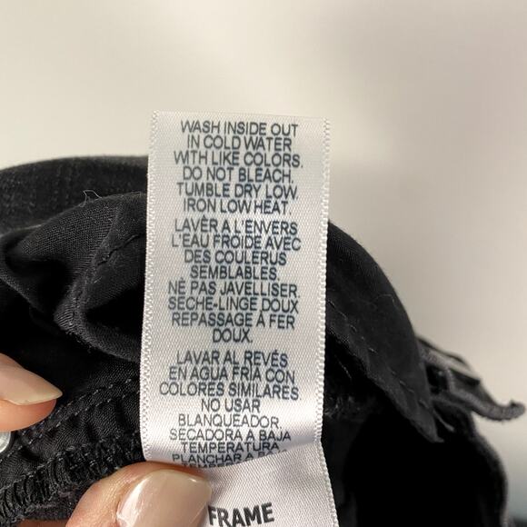 FRAME Le Skinny De Jeanne Raw Hem Jeans in Whittier Size 28 - Picture 10 of 10